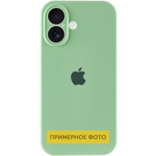 Чехол Silicone Case Full Camera Protective (AA) для Apple iPhone 16 Plus (6.7") – Зеленый
