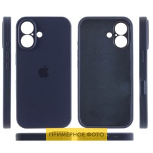 Чехол Silicone Case Full Camera Protective (AA) для Apple iPhone 16 Plus (6.7") – Темно-синий