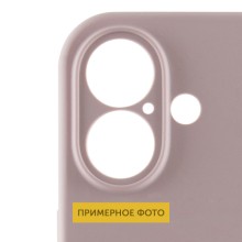 Чехол Silicone Case Full Camera Protective (AA) для Apple iPhone 16 Plus (6.7") – Серый