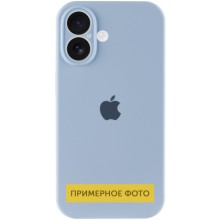 Чохол Silicone Case Full Camera Protective (AA) для Apple iPhone 16 Plus (6.7") – Блакитний