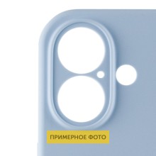 Чохол Silicone Case Full Camera Protective (AA) для Apple iPhone 16 Plus (6.7") – Блакитний