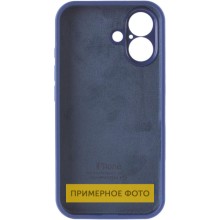 Чохол Silicone Case Full Camera Protective (AA) для Apple iPhone 16 Plus (6.7") – Синій