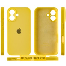 Чохол Silicone Case Full Camera Protective (AA) для Apple iPhone 16 Plus (6.7") – Жовтий