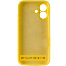 Чохол Silicone Case Full Camera Protective (AA) для Apple iPhone 16 Plus (6.7") – Жовтий