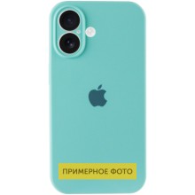 Чохол Silicone Case Full Camera Protective (AA) для Apple iPhone 16 Plus (6.7") – Бірюзовий