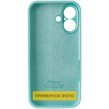 Чохол Silicone Case Full Camera Protective (AA) для Apple iPhone 16 Plus (6.7") – Бірюзовий