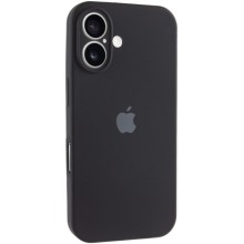 Чехол Silicone Case Full Camera Protective (AA) для Apple iPhone 16 Plus (6.7") – Черный