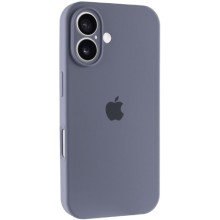 Чехол Silicone Case Full Camera Protective (AA) для Apple iPhone 16 Plus (6.7") – Серый