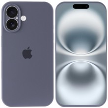 Чехол Silicone Case Full Camera Protective (AA) для Apple iPhone 16 Plus (6.7") – Серый
