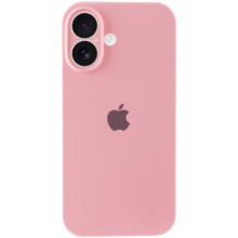 Чехол Silicone Case Full Camera Protective (AA) для Apple iPhone 16 Plus (6.7") – Розовый