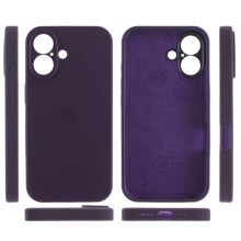 Чехол Silicone Case Full Camera Protective (AA) для Apple iPhone 16 Plus (6.7") – Фиолетовый