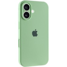 Чехол Silicone Case Full Camera Protective (AA) для Apple iPhone 16 Plus (6.7") – Зеленый