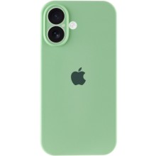 Чехол Silicone Case Full Camera Protective (AA) для Apple iPhone 16 Plus (6.7") – Зеленый