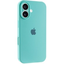 Чехол Silicone Case Full Camera Protective (AA) для Apple iPhone 16 Plus (6.7") – Бирюзовый