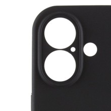 Чехол Silicone Case Full Camera Protective (AA) для Apple iPhone 16 Plus (6.7") – Черный