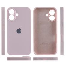 Чехол Silicone Case Full Camera Protective (AA) для Apple iPhone 16 Plus (6.7") – Розовый