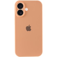 Чехол Silicone Case Full Camera Protective (AA) для Apple iPhone 16 Plus (6.7") – Оранжевый