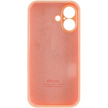 Чехол Silicone Case Full Camera Protective (AA) для Apple iPhone 16 Plus (6.7") – Оранжевый
