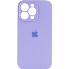 Чехол Silicone Case Full Camera Protective (AA) для Apple iPhone 16 Plus (6.7") – Сиреневый
