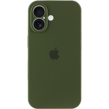 Чохол Silicone Case Full Camera Protective (AA) для Apple iPhone 16 Plus (6.7") – Зелений