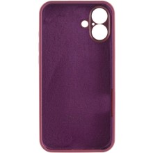 Чохол Silicone Case Full Camera Protective (AA) для Apple iPhone 16 Plus (6.7") – Бордовий