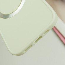 TPU чехол Bonbon Metal Style with MagSafe для Apple iPhone 16 Plus (6.7") – Белый