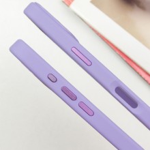 TPU чехол Bonbon Metal Style with MagSafe для Apple iPhone 16 Plus (6.7") – Сиреневый
