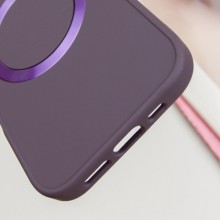 TPU чехол Bonbon Metal Style with MagSafe для Apple iPhone 16 Plus (6.7") – Фиолетовый