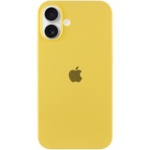 Чехол Silicone Case Full Protective (AA) для Apple iPhone 16 Plus (6.7") – Желтый