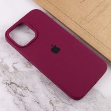 Чехол Silicone Case Full Protective (AA) для Apple iPhone 16 Plus (6.7") – Бордовый