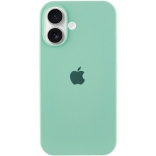 Чехол Silicone Case Full Protective (AA) для Apple iPhone 16 Plus (6.7") – Бирюзовый