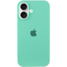 Чехол Silicone Case Full Protective (AA) для Apple iPhone 16 Plus (6.7") – Бирюзовый