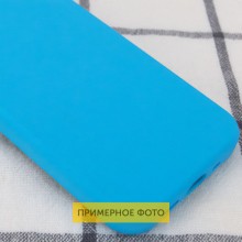 Чехол Silicone Case Full Protective (AA) NO LOGO для Apple iPhone 16 Plus (6.7") – Голубой