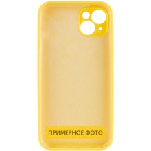 Чехол Silicone Case Full Protective (AA) NO LOGO для Apple iPhone 16 Plus (6.7") – Желтый