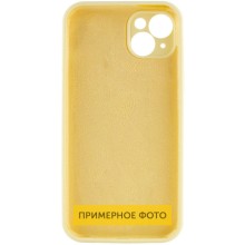 Чехол Silicone Case Full Protective (AA) NO LOGO для Apple iPhone 16 Plus (6.7") – Желтый