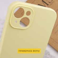 Чохол Silicone Case Full Protective (AA) NO LOGO для Apple iPhone 16 Plus (6.7") – Жовтий