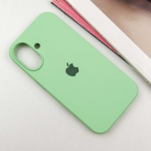 Чехол Silicone Case Full Protective (AA) для Apple iPhone 16 Plus (6.7") – Зеленый