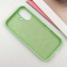 Чехол Silicone Case Full Protective (AA) для Apple iPhone 16 Plus (6.7") – Зеленый