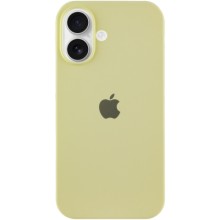 Чехол Silicone Case Full Protective (AA) для Apple iPhone 16 Plus (6.7") – Желтый
