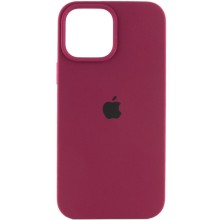 Чехол Silicone Case Full Protective (AA) для Apple iPhone 16 Plus (6.7") – Бордовый