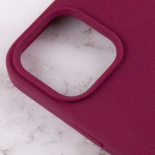 Чехол Silicone Case Full Protective (AA) для Apple iPhone 16 Plus (6.7") – Бордовый