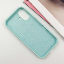 Чехол Silicone Case Full Protective (AA) для Apple iPhone 16 Plus (6.7") – Бирюзовый