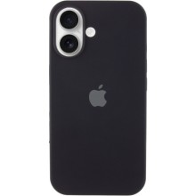Чехол Silicone Case Full Protective (AA) для Apple iPhone 16 Plus (6.7") – Черный