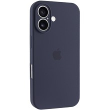 Чехол Silicone Case Full Camera Protective (AA) для Apple iPhone 16 Plus (6.7") – Темно-синий