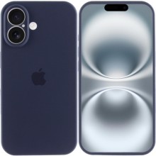 Чехол Silicone Case Full Camera Protective (AA) для Apple iPhone 16 Plus (6.7") – Темно-синий