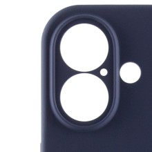 Чехол Silicone Case Full Camera Protective (AA) для Apple iPhone 16 Plus (6.7") – Темно-синий