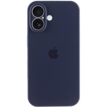 Чехол Silicone Case Full Camera Protective (AA) для Apple iPhone 16 Plus (6.7") – Темно-синий