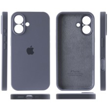 Чехол Silicone Case Full Camera Protective (AA) для Apple iPhone 16 Plus (6.7") – Серый