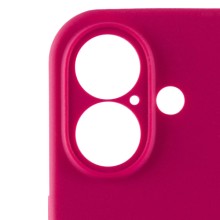 Чехол Silicone Case Full Camera Protective (AA) для Apple iPhone 16 Plus (6.7") – Красный