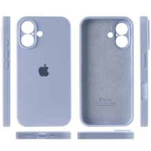 Чехол Silicone Case Full Camera Protective (AA) для Apple iPhone 16 Plus (6.7") – Голубой
